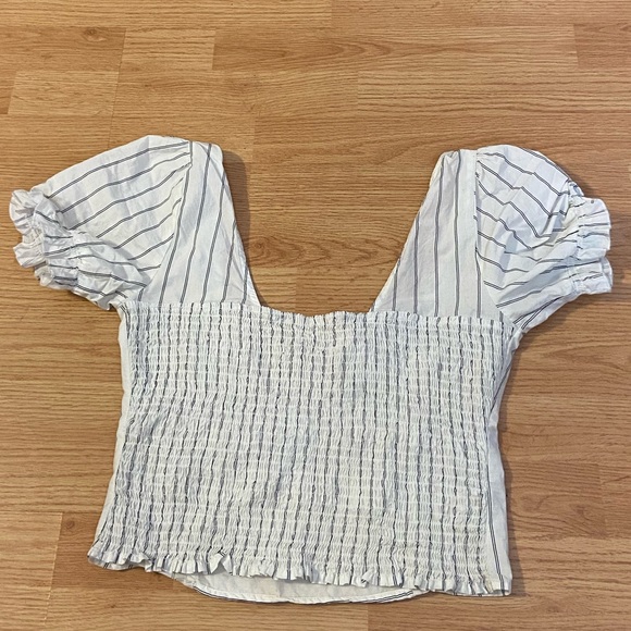 Free People Striped Crop Top - Picture 7 of 9